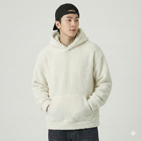 Trendy Winter Fur Hoodie for Men – Ultra Soft Cozy Hoodie