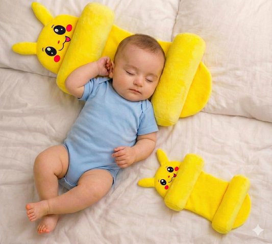 Newborn Head Shaping Support Pillow yellow